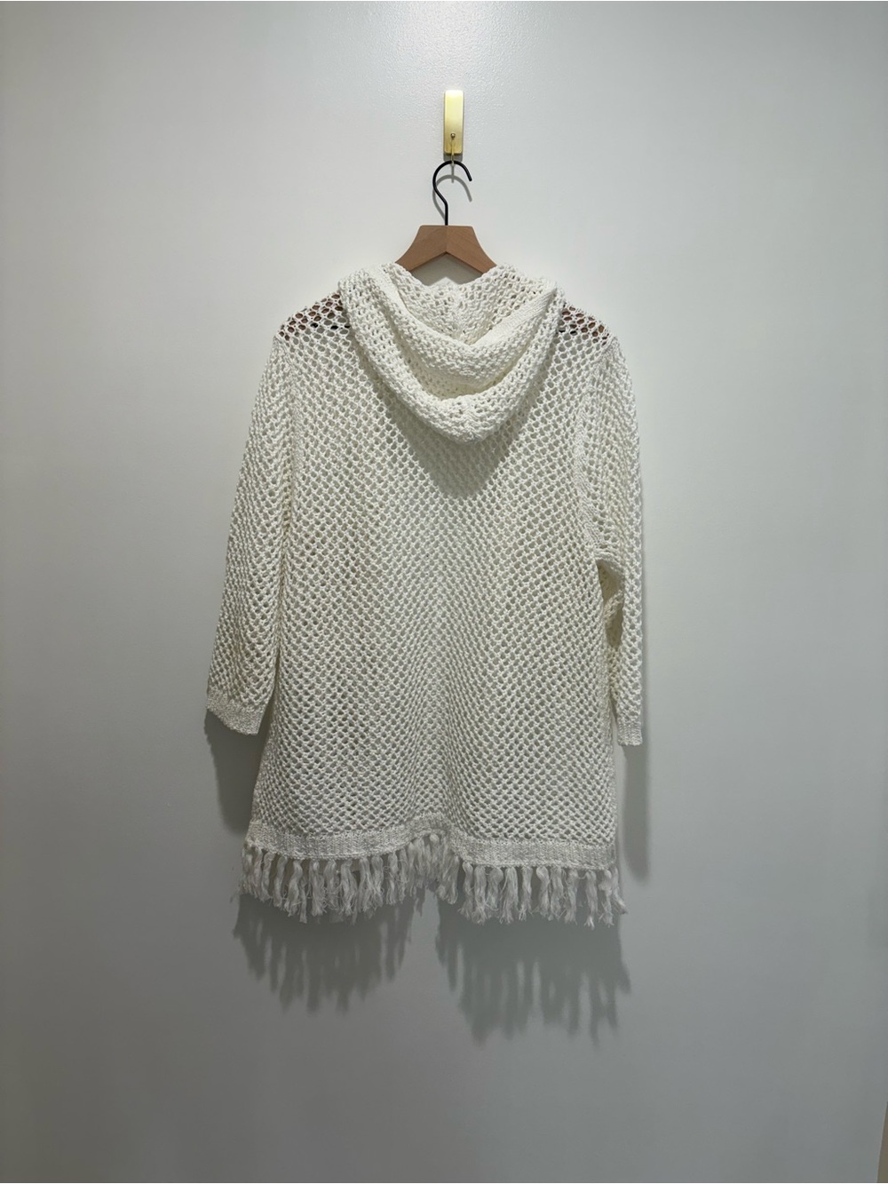 J.Jill Open Weave Hooded Cardigan - Picture 7 of 7